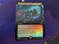 1x Lick-Knights' Conquest FOIL (Extended) - NM - Wilds of Eldraine - WOE - 0338 - Image 1