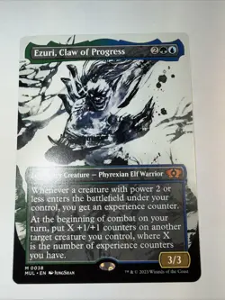 MTG Ezuri, Claw of Progress - Extended Art - Multiverse Legends #38 Mythic - Image 2