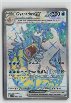 Gyarados ex 225/198 Ultra Rare Scarlet & Violet Pokemon NM - Image 1