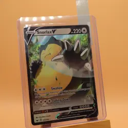Snorlax V 141/202 Holo V Rare Sword & Shield Pokemon - Image 5
