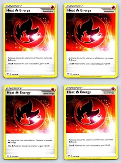 Heat Energy Darkness Ablaze 174/189 Trainer Playset X4 Pokemon TCG - NM - Image 1