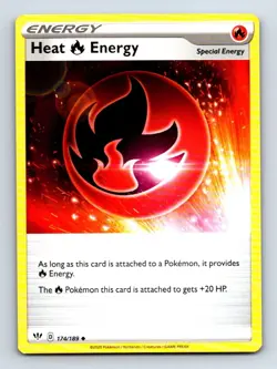 Heat Energy Darkness Ablaze 174/189 Trainer Playset X4 Pokemon TCG - NM - Image 5