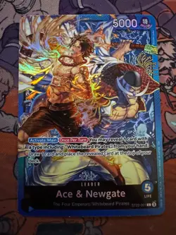Ace & Newgate ST22-001 Leader Starter Deck 22: Ace & Newgate One Piece Near Mint - Image 1