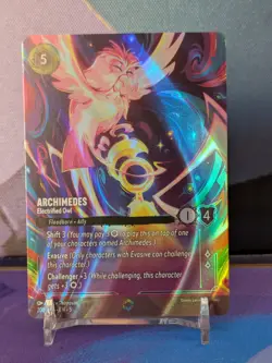 Enchanted Archimedes Electrified Owl EN 5 Lorcana 208/204 - Image 1