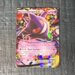 Gengar EX 34/119 XY Phantom Forces Holo Ultra Rare Pokemon TCG Card 170 HP - Image 1