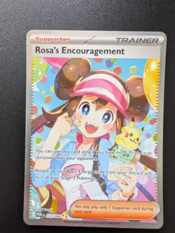 Rosa's Encouragement 123/088 Full Art Trainer Card (with magnetic case) - Image 1