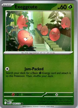 Exeggcute 004/132 Common Mega Evolution Pokemon Reverse Holo Near Mint - Image 1