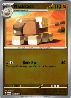 Naclstack 083/132 Common Mega Evolution Pokemon Reverse Holo Near Mint - Image 1
