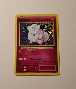 Pokemon Clefairy Evolutions 63/108 Holo Rare LP - Image 1