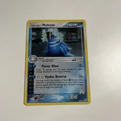 Pokemon TCG Team Aqua’s Walrein Team Magma Vs Team Aqua 6/95 Holo Rare MP - Image 1