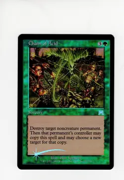 Chain of Acid Onslaught NM-/LP FOIL MTG Magic the Gathering b - Image 1