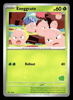 Exeggcute My First Battle Bulbasaur Deck Pokemon NM - Image 1
