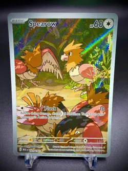 🪶🪶Pokemon TCG Spearow Full Art Holo IR Mega Evolution 151/132 ME01🪶🪶 - Image 1