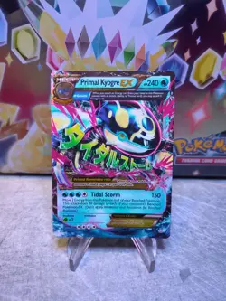 2014 Primal Kyogre EX (Alpha) 55/160 - XY - Primal Clash Pokemon - Image 1