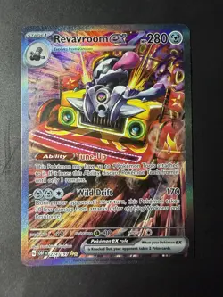 2023 Pokemon Revavroom Ex SIR Obsidian Flames #224 Illustration Rare Full Art - Image 1