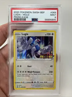 2020 Pokemon Lugia Vivid Voltage Prerelease Promo SWSH069 - PSA 9 MINT - Image 3