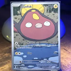 Pokemon TCG Stunfisk 118/086 Illustration Rare SV White Flare - Image 1