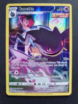Pokemon Banette Tg07/Tg30 Swsh11: Lost Origin Trainer Gallery Holo - Image 1