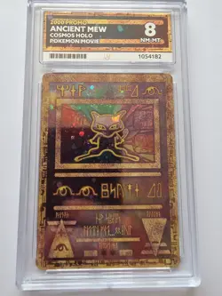 Pokemon TCG Ancient Mew Cosmos Holo 2000 Promo Pokemon Movie Graded NM-MT ACE 8 - Image 1