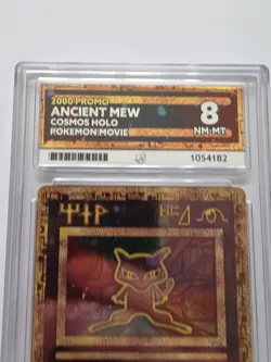 Pokemon TCG Ancient Mew Cosmos Holo 2000 Promo Pokemon Movie Graded NM-MT ACE 8 - Image 2