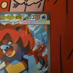Pokemon Mega Feraligatr EX 274/217 ASC Holo Mega Evolution - Image 3