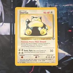 Pokemon TCG Snorlax 11/64 Jungle Holo Rare Unlimited English HP 90 1999 - Image 1