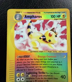 Ampharos 2/165 Reverse Holo Expedition Base Set Rare HP/DMG - Image 2