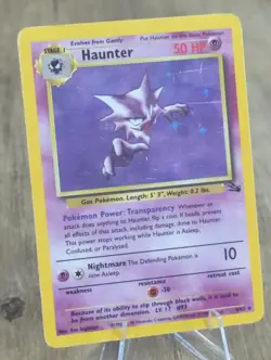 Vintage Pokemon Haunter 6/62 Fossil Holo Rare Unlimited - Image 2