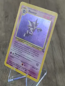 Vintage Pokemon Haunter 6/62 Fossil Holo Rare Unlimited - Image 5