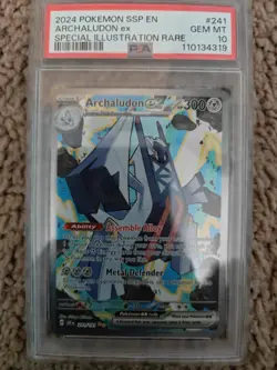 Archaludon ex 241 PSA 10 2024 Pokemon SSP EN Special Illustration Rare ! - Image 1
