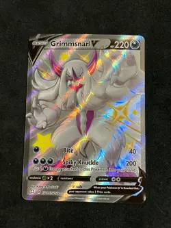 Grimmsnarl V Shining Fates Shiny Vault Pokemon TCG SV116/SV122 Ultra Rare - Image 1
