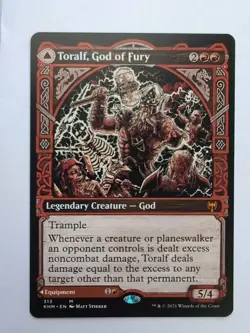 MTG Toralf, God of Fury (KHM) Kaldheim Regular (Showcase) Mythic 313 - Image 1