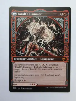 MTG Toralf, God of Fury (KHM) Kaldheim Regular (Showcase) Mythic 313 - Image 2
