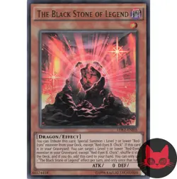 Yugioh The Black Stone of Legend LDK2-ENJ05 Ultra Rare NM - Image 1