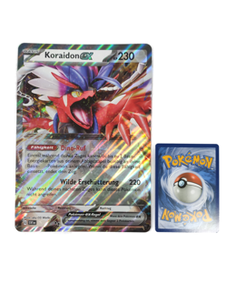 Pokemon XXL Jumbo Karte Koraidon ex SV1 Promo - Deutsch - Oversized Card - Image 1