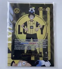 ## TOP Sealed BVB One Piece Monkey D. Luffy Leader Karte ST13-003 ## - Image 1