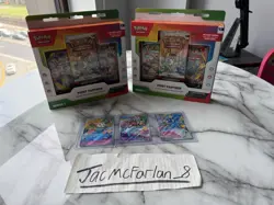 Pokemon First Partner Illustration collection Series 1 x2 with 3 Promo cards - Image 1