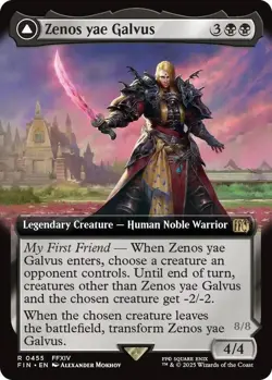 MTG Final Fantasy Rare #0455 Zenos Yae Galvus - Image 1