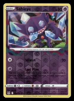 Sableye 070/196 Holo Rare Lost Origin Pokemon Reverse Holo NM/M - Image 1