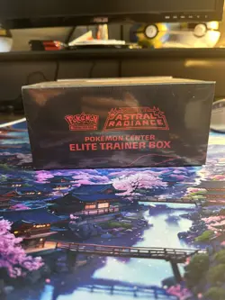 Pokemon TCG Astral Radiance Pokemon Center Elite Trainer Box Sealed corner dent - Image 3