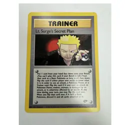 The Pokemon Company Lt. Surge's Secret Plan Gym Challenge 1999 Unlimited Rare - Image 1