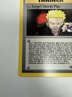 The Pokemon Company Lt. Surge's Secret Plan Gym Challenge 1999 Unlimited Rare - Image 3