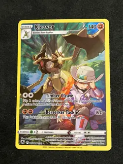Kleavor TG08/TG30 Trainer Gallery Full Art Holo Pokemon Astral Radiance NM - Image 1