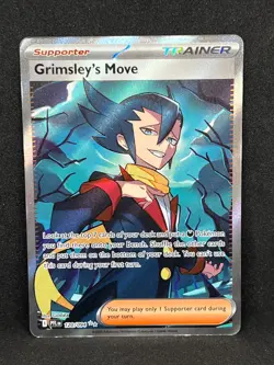 Grimsley's Move 120/094 Pokemon Phantasmal Flames Ultra Rare Near Mint - Image 1