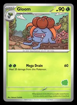 Gloom My First Battle Pokemon Bulbasaur Deck Stamp NM - Image 1