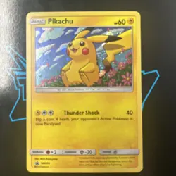 The Pokemon Company Pikachu SM206 SM Promos Holo Promo 2019 HP 60 Thunder Shock - Image 1