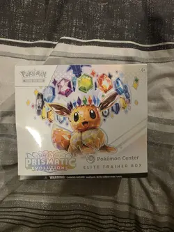 Pokemon TCG Prismatic Evolutions Pokemon Center Elite Trainer Box ETB New+Sealed - Image 1