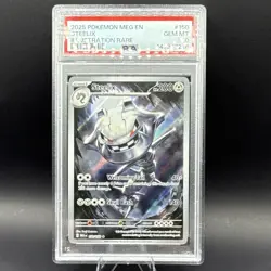 Pokemon TCG 2025 ME01 Mega Evolution Steelix Illustration Rare Holo PSA 10 EN - Image 1