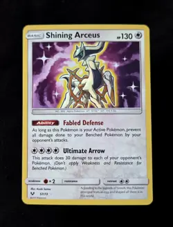 Shining Arceus 57/73 - Shining Legends Pokemon Tcgb English Sun And Moon - Image 1