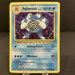 Poliwrath 25/108 XY Evolutions Holo Rare 2016 Pokemon TCG Card - Image 1